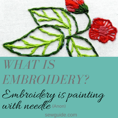 what is embroidery